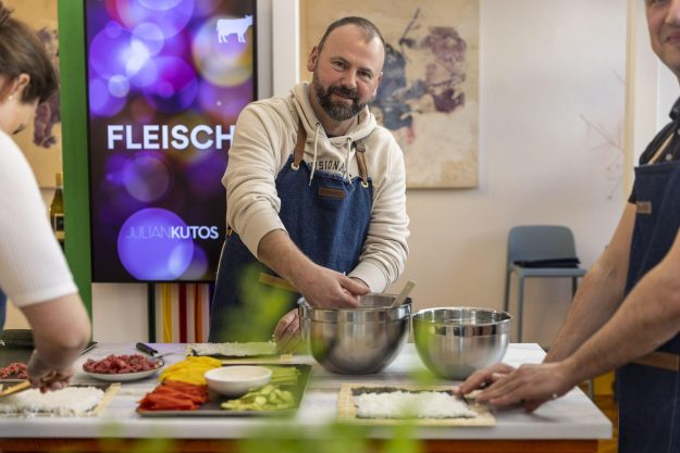 Fleischkochkurs Wien – Blick in die Küche