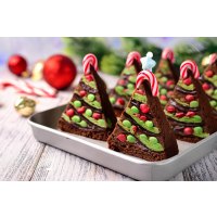 Backkurs Online – Christmas Tree Brownies