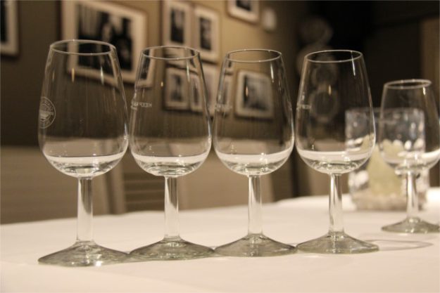 Gin-Tasting Wien – leere Gingläser