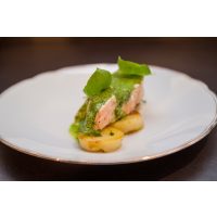 Fisch-Kochkurs Wien – Lachs mit grüner Sauce