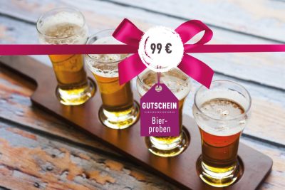 Gutschein für Bierprobe Gutschein für Bierprobe 99€